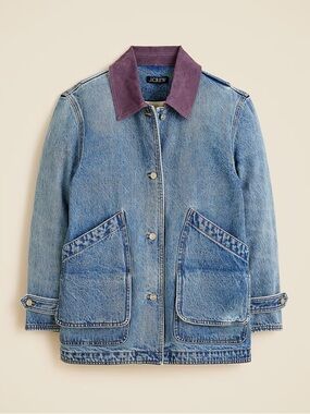 Jcrew Denim Jean Barn Jacket Medium
